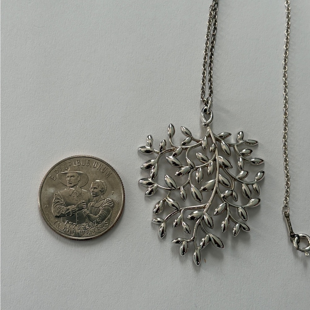Tiffany & Co. Silver Leaf Necklace - Picture 3 of 6